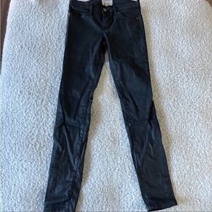 Current Elliot black coat jeans 25